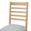 Ensemble de chaises de salle à manger de style campagnard, chaises de salle à manger rembourrées avec dossier haut, conception sans accoudoirs classique pour la cuisine, la chambre et le salon-222043728