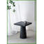Table basse noire en magnésium 20 po x 20 po x 24 po, plateau carré aux lignes épurées, polyvalente pour le salon / la table de chevet, s'agence à tout décor