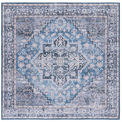 Vintage Look Washable Area Rug