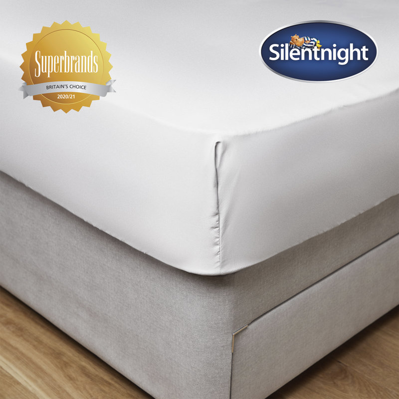 Silentnight Supersoft Fitted Sheet, White, Double (4'6)
