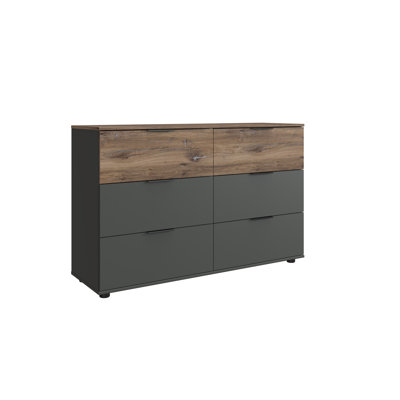 Neravetla 130cm W 6 - Drawer Chest of Drawers