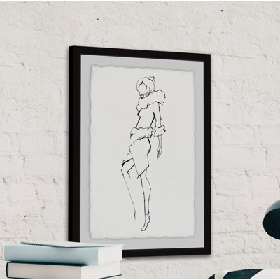 Below Zero Fashion 1 Piece Single Picture Frame Wall Art