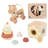 Freniland - Unicorn Baby Gift Set for 12+ Months | 12Pcs Shape Sorter, Stacker, Bead Coaster Toy(CPC Certified)