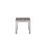 Ensemble de 6 chaises longues d'extérieur Aynura 76 po (193 cm) avec 3 chaises longues inclinables en aluminium, 3 tables d'appoint assorties, tissu en maille à séchage rapide et roulettes dissimulées - Gris brossé-975435892-986567482