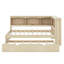 Lit de jour avec couchette, armoires de rangement et ports USB-619173644