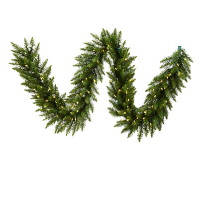274.32cm Lighted Faux Garland with Lights
