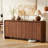 63'' Sideboard Buffet Cabinet With Rounded Edges