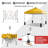 10 Ft. W x 10 Ft. D Metal Pop Up Canopy Tent with One Push Setup-100704044