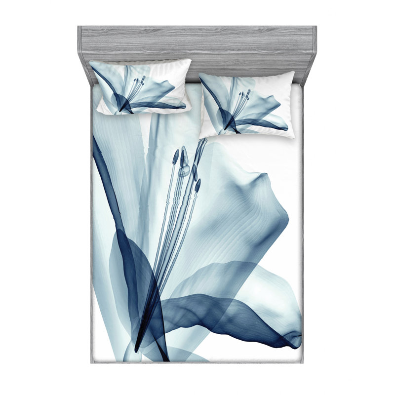 Microfiber Sheet Set, Full Sheet + Fitted Sheet + 2 Pillowcases