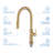 Novo Single Handle Pull Down Kitchen Faucet-123809211