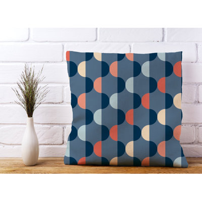 Lynette Geometric Square Cushion