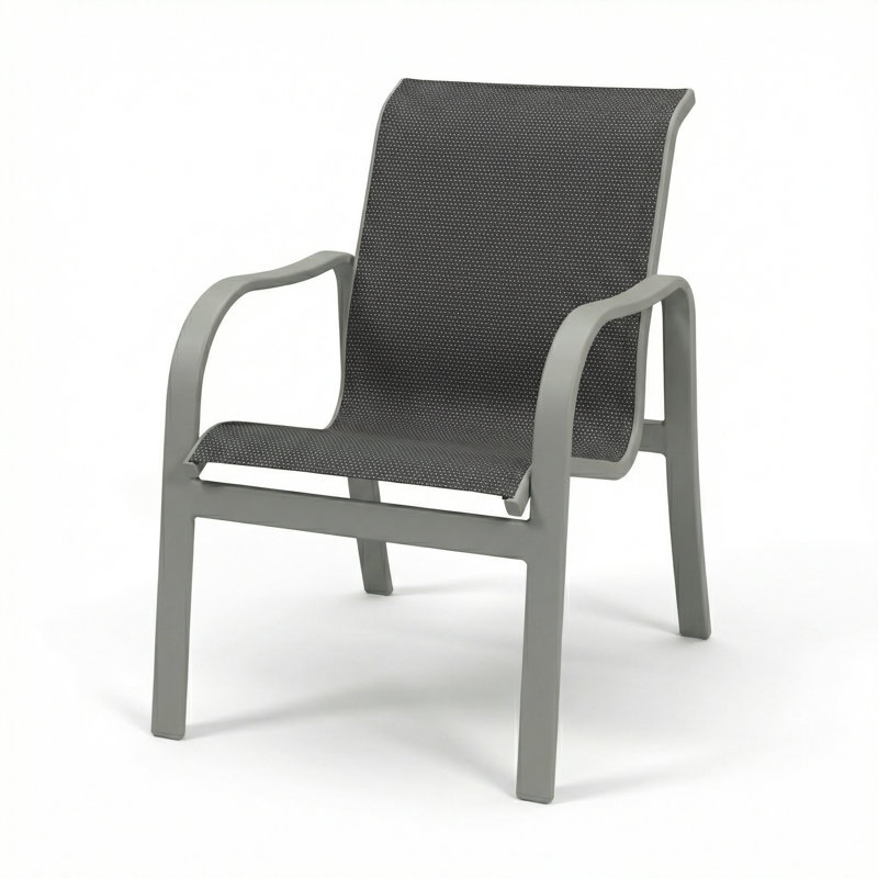 Arm Chair, Ninja Sling/Matte Grey