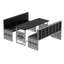 Combinaison de table et de chaises de style industriel