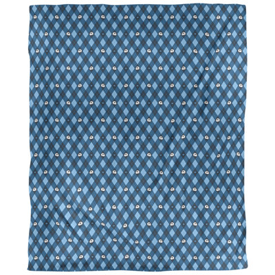 Tissu de crâne argyle