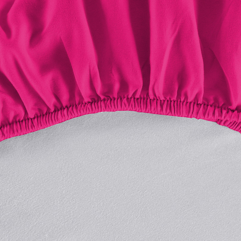 Ultra Soft 200 Thread Count Microfiber Fitted Sheet, Double (4'6), Pink