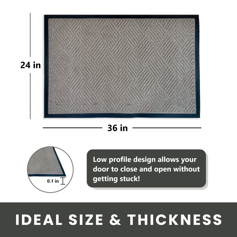 TTN Home 1 Ttn Home Microfiber Floor Mat, Front Door Mat 24 X 36