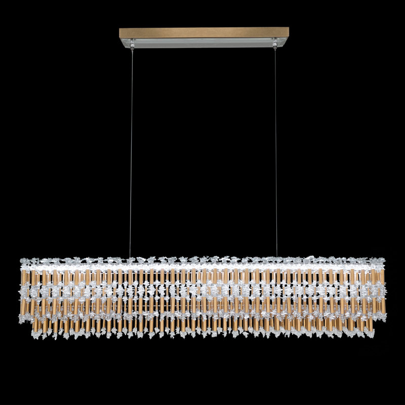 Tahitian 1 - Light LED Pendant, Heirloom Gold