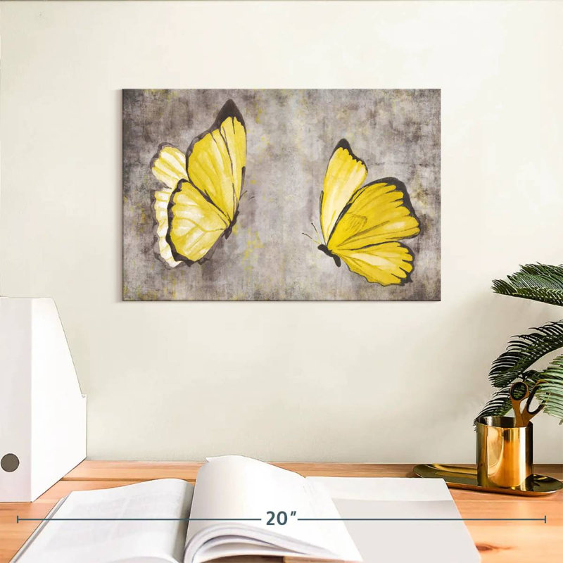 Treillis feuilles d'or sur toile, H 8 po x l 12 po x P 1 po