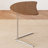 23.3" C-shaped Side Table, Walnut
