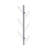 Vertical Eight Hook Coat Rack Wall Mount - Silver-1732014520