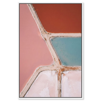 Perfectly Aligned Abstract Canvas Print by Oliver Gal, Black Frame, 10 x 15