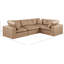 Canapé modulaire rembourré 4 pièces Hinrich-98917423