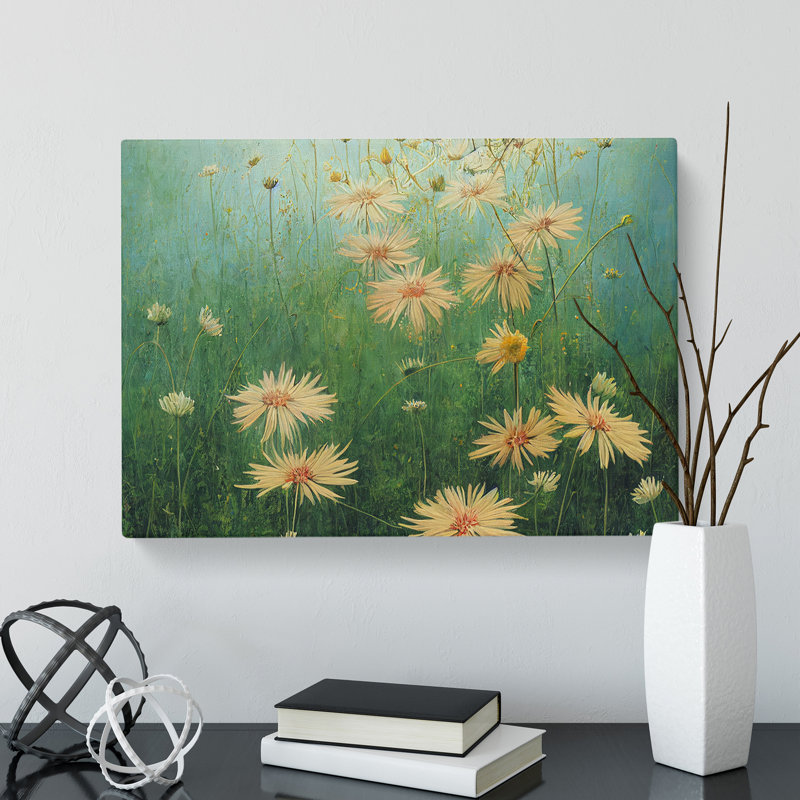 Handsome Wildflowers Floral - Wrapped Canvas, 35cm H x 50cm W x 3cm D
