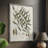 Botanical Society Ferns X Framed Print - Solid Wood-1337191801