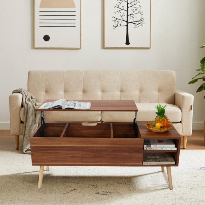 Table basse Rastko, Brun