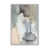 Encadrement ouvert, chrome poli