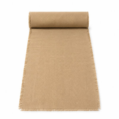 14" x 96" - Natural Burlap Table Runner Rustic Farmhouse Table Décor