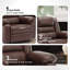 Fauteuil inclinable de massage en cuir respirant-24201671