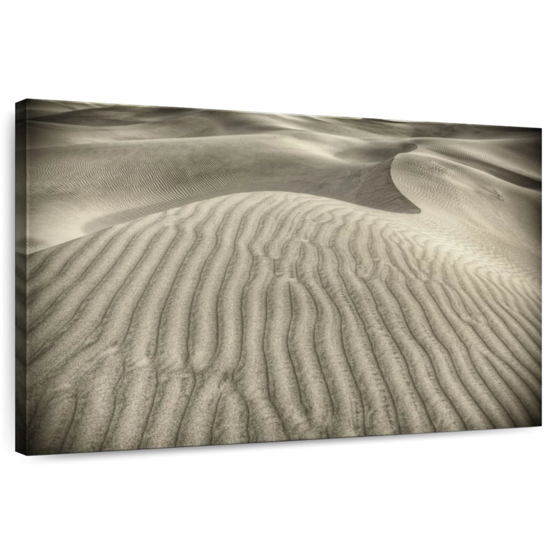 Alvord Les dunes de sable de Mesquite dans la Vallée de la Mort, H 30 po x l 45 po