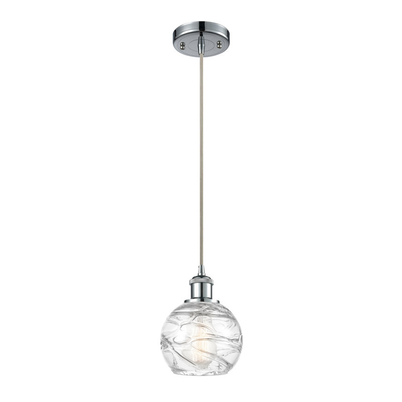 Aanya 1 - Light Single Pendant, Polished Chrome, No Bulb Included