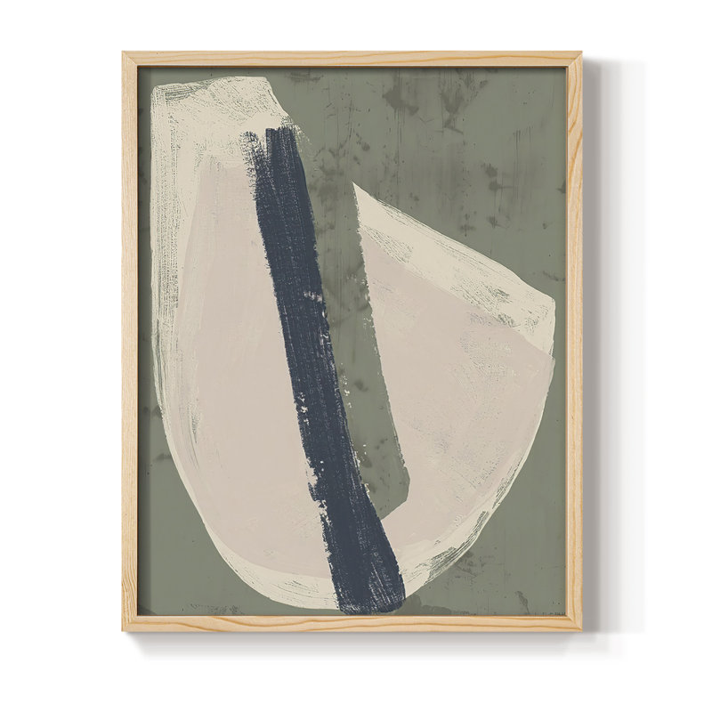 Papier découpé encadré IV - Bois massif, H 11 po x l 9 po