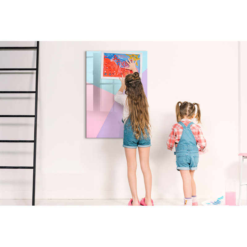 Magnetic Glass Photo Memo Board