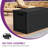 Balconera 320 Gallon Resin Deck Box,Black-102555498
