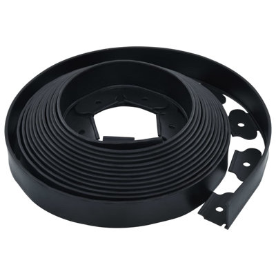 Vidaxl Flexible Lawn Edging With 30 Pegs 32.8 ' 2.0 "