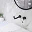 Robinet de meuble-lavabo mural avec égouttoir escamotable-115745106