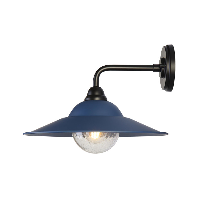 Alsawwan 15" Wall Sconce - Outdoor, Matte Blue