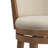Arnlaugur Swivel Upholstered Counter Stool with Solid Wood Frame-1861085815