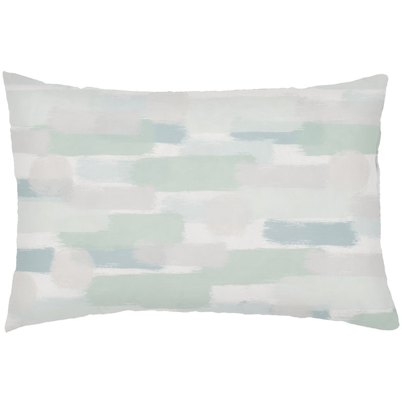 Seaside Splendor Indoor/Outdoor Lumbar Pillow, Green