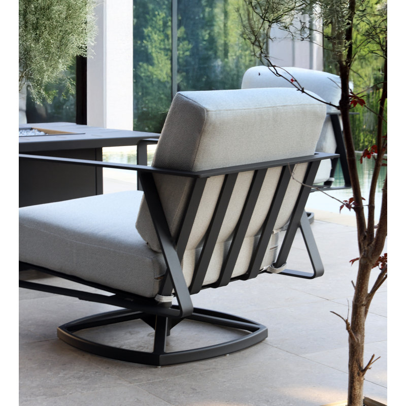 Horizon Outdoor Rocker Chair, Alcazar Redwood, Copper Creek
