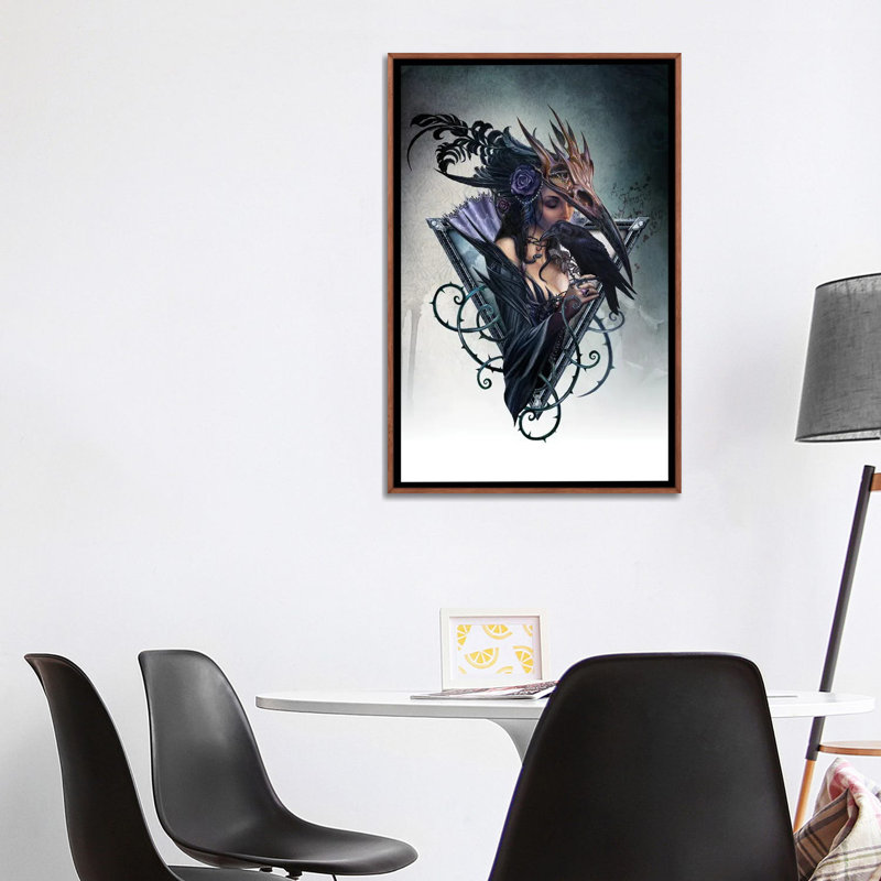 Corvus Arcanum, Classic Wood Floater Framed Canvas, No Mat, 40" H x 26" W x 1.5" D