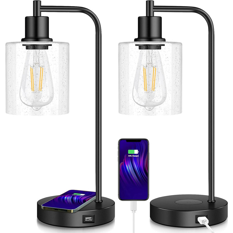 Lampe de bureau Piermont, Noir