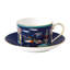 Wonderlust 5floz Teacup & Saucer, Mixed Set of 4