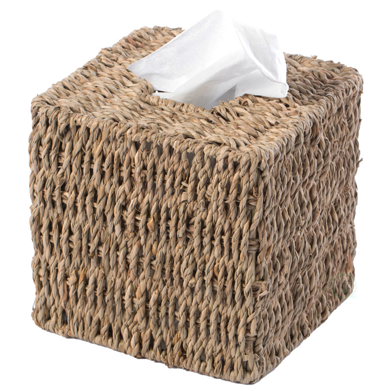 Couvre-boîte à mouchoirs Natural tissé