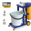 Petit chariot de nettoyage commercial 3 étages-100475865