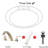 8" Widespread Bathroom Faucet, 2 Handles, Brushed Golden, With Pop Up Drain And Aerator Included 2 Included, Materials