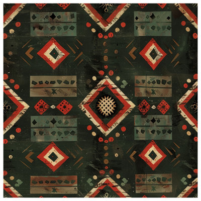 Couvertures à motif géométrique Southwestern